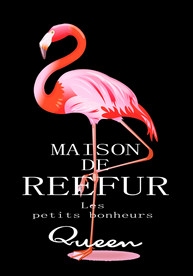 火烈鸟  儿童 彩印