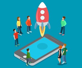 软件系统APP应用升级插画设计