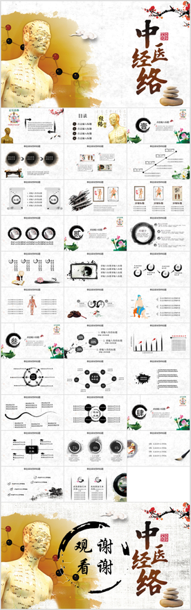 中医经络医学文化动态PPT