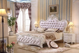 欧式法式床背景