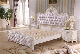 欧式法式床背景