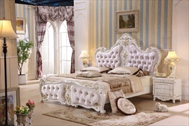 欧式法式床背景