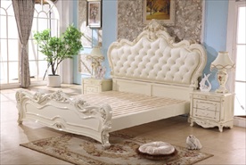 欧式法式床背景