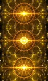 金色粒子路径舞台背景