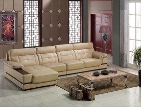 休闲皮沙发背景