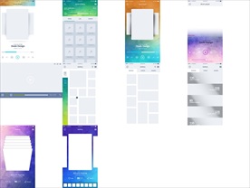 UI界面手机网页分层文件