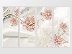 现代时尚简约珠宝移门