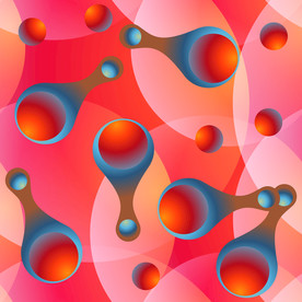 炫彩商业综合体海报几何图形