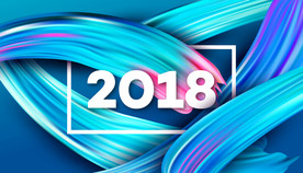 炫彩质感商业综合体海报背景板