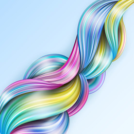 炫彩质感商业综合体海报背景板