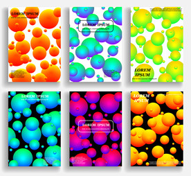 炫彩商业综合体海报几何图形