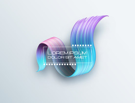 炫彩商业质感综合体几何图形