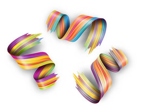 创意炫彩质感商业综合体海报背景