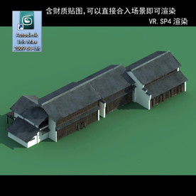 中式建筑 中式多层 中式别墅