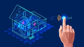 智能生活智能家居宣传推广插画