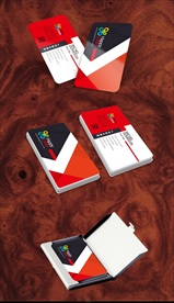 高档清新花纹名片