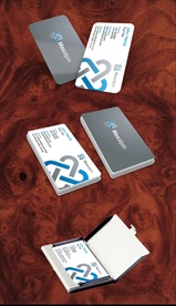 高档清新花纹名片