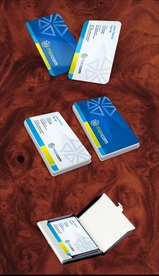 高档清新花纹名片