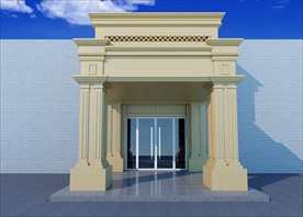 大理石门头造型