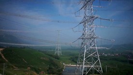 高清电力航拍