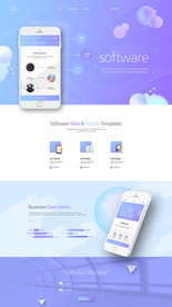 手机主题界面设计模版