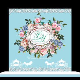 蒂芙尼蓝花卉婚礼