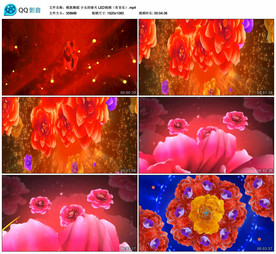 维族舞蹈 少女的春天 背景视频