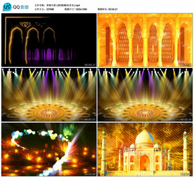 异域天使 舞蹈舞台背景视频成品