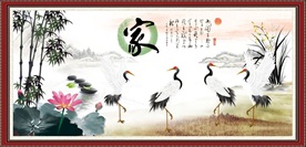 仙鹤图
