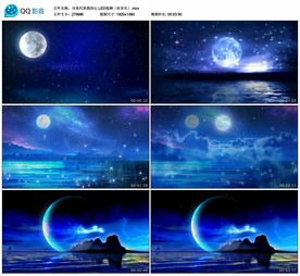 月亮代表我的心 舞台背景视频