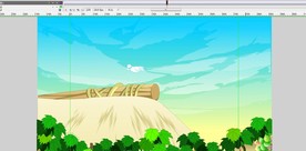 一只鸽子飞舞动画15秒