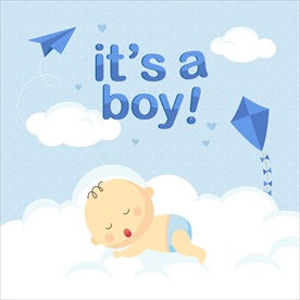 矢量卡通宝宝婴儿母婴云朵