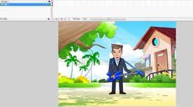 对面的女孩看过来弹吉他唱歌