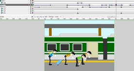 四个朋友一起到处去旅游44秒