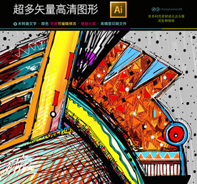 抽象艺术油画创作灵感画画