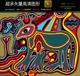 矢量油画图片装饰画高清无框画