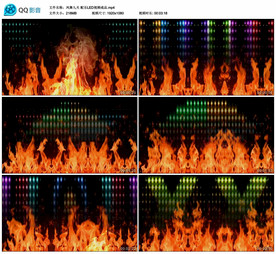 大裙摆舞凤舞九天 舞台背景视频