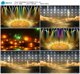 天竺少女 舞台大屏背景视频成品