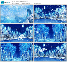 中俄芭比 舞蹈舞台背景视频成品