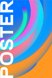 炫彩商业综合体海报几何图形