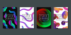 炫彩商业综合体海报几何图形