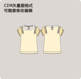 女式夏装短袖T恤衬衫童装女装