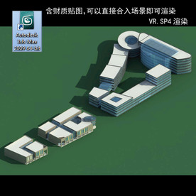 写字商业楼 商业群 现代商业