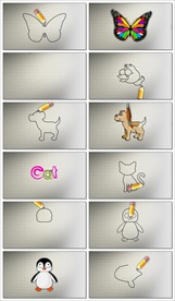 幼儿园手绘卡通简笔画动物视频