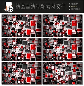 科技科幻视频显示器LED视频