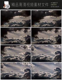 4K美丽风景云海风暴延时视频