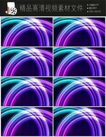 科技科幻视频显示器LED视频