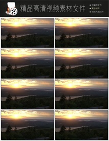 4K美丽风景云海风暴延时视频