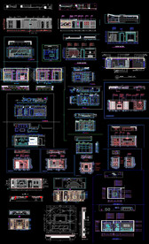 电视墙整木施工图