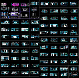 客厅电视背景造型墙图集